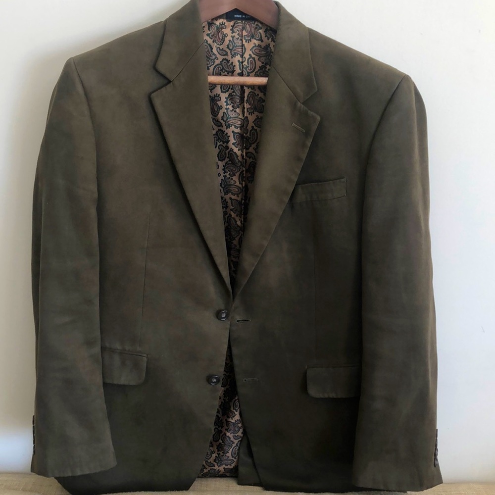 Lauren Ralph Lauren suede brown sport coat